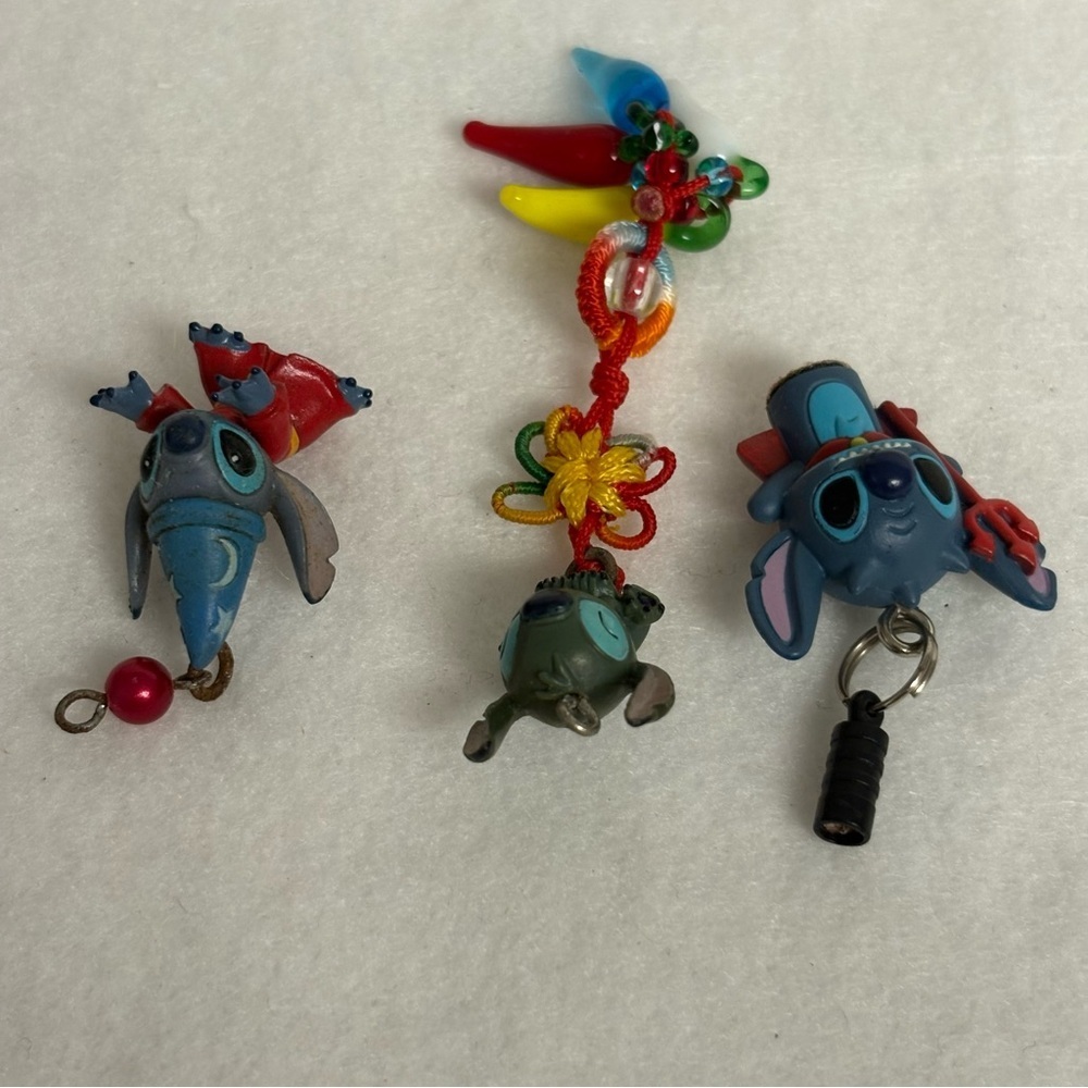 Set of 3 STITCH Charms Wizard Devil Disney Japan - Picture 8 of 10